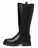 Tamaris Δερμάτινη Μπότα Flat 1-25608-43 001 Black