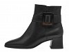 Tamaris Δερμάτινο Μποτάκι 1-25346-43 003 Black Leather
