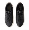 Tommy Hilfiger Γυναικείο Δερμάτινο Sneaker FW0FW09023 0GL Μαύρο