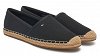 Tommy Hilfiger Γυναικείες Εσπαντρίγιες Flag Canvas Espadrille FW0FW08541 BDS Μαύρο