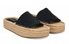 Calvin Klein Γυναικεία Παντόφλα Εσπαντρίγια HW0HW02894 BEH Μαύρο
