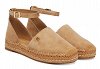 Tommy Hilfiger Εσπαντρίγιες Th Platform Espad Suede Strap FW0FW09144 Μπεζ