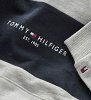 Tommy Hilfiger Essential Colorblock Hoodie KB0KB08385 P1N Light Grey Heather/Navy/Purple