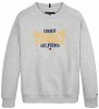 Tommy Hilfiger 1985 Varsity Sweatshirt KB0KB08301 PIN New Light Grey Heather