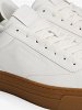 Tommy Hilfiger Ανδρικό Δερμάτινο Sneaker FM0FM05572 YBL Εκρού