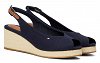Tommy Hilfiger Flag Mid Wedge Espadrille FW0FW08595 DW5 Μπλε