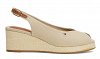 Tommy Hilfiger Flag Mid Wedge Espadrille FW0FW08595 ACC Μπεζ