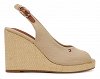 Tommy Hilfiger Flag High Wedge Espadrille FW0FW08597 ACC Μπεζ