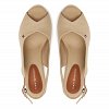 Tommy Hilfiger Flag High Wedge Espadrille FW0FW08597 ACC Μπεζ