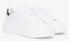 Tommy Hilfiger Γυναικείο Δερμάτινο Sneaker FW0FW09023 02R Λευκό