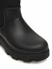 Tommy Hilfiger Γυναικεία Γαλότσα Flag Long Rainboot Warm Lining FW0FW08973 BDS Μαύρο
