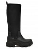 Tommy Hilfiger Γυναικεία Γαλότσα Flag Long Rainboot Warm Lining FW0FW08973 BDS Μαύρο