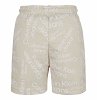 Calvin Klein Stacked Aop Logo Relaxed Shorts IB0IB01179 0F5 Eggshell