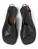 Camper Γυναικείο Δερμάτινο Πέδιλο Flat Dana K201600-002 Μαύρο