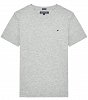 Tommy Hilfiger Boys Basic Cn Knit S/S KB0KB04140 004 Grey Heather