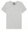 Tommy Hilfiger Boys Basic Vn Knit S/S KB0KB04142 004 Grey Heather