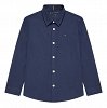 Tommy Hilfiger Παιδικό Πουκάμισο Solid Stretch Poplin Shirt KB0KB06965 C87 Twilight Navy