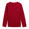 Tommy Hilfiger Kids Essential Pocket Tee L/S KB0KB07848 XNL Deep Crimson