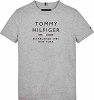 Tommy Hilfiger Th Logo Tee S/S KB0KB08027s P01 Light Grey