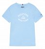 Tommy Hilfiger Monotype Flock Regular Tee KB0KB08658s C1Z Vessel Blue