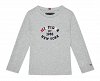 Tommy Hilfiger Monotype Flock Regular Tee KB0KB08659 P1A Light Grey