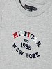 Tommy Hilfiger Monotype Flock Regular Tee KB0KB08659 P1A Light Grey