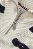 Tommy Hilfiger Kids Stripe Half Zip Sweater KG0KG08134 0A8 Μπεζ