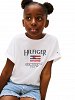 Tommy Hilfiger Παιδικό T-Shirt Για Κορίτσια KG0KG08525 YBR Λευκό