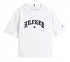 Tommy Hilfiger Παιδικό T-Shirt Για Κορίτσια KG0KG08549 YBR Λευκό