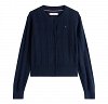 Tommy Hilfiger Παιδική Ζακέτα Για Κορίτσια KG0KG08677 C1G Μπλέ