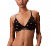 Calvin Klein Underwear Lightly Lined Triangle LV00QF8498 PCS Μαύρο