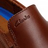 Clarks Markman Plain 261587037 Dark Tan Leather