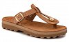 Fantasy Sandals Γυναικείο Δερμάτινο Πέδιλο Mirabella S9004 Capuccino