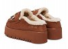 Replay Γυναικεία Παντόφλα Με Γούνα Melrose Tassels GWF2H.000.C020T C0BJ Camel