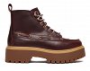 Timberland Γυναικείο Μποτάκι Stone Street Mid Lace Up Boot A27YZ EIW Καφέ