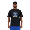 New Balance Ανδρικό T-Shirt Sport Essentials AD MT41593 Μαύρο