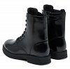 Calvin Klein Μποτάκι Flat V3X5-83185-1453 999 Μαύρο