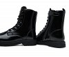 Calvin Klein Μποτάκι Flat V3X5-83185-1453 999 Μαύρο