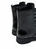 Calvin Klein Μποτάκι Flat V3X5-83185-1453 999 Μαύρο
