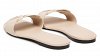 Calvin Klein Γυναικείο Δερμάτινο Flat Sandal HW0HW03128 Z01 Εκρού