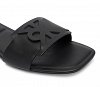 Calvin Klein Γυναικείο Δερμάτινο Flat Sandal HW0HW03128 0GJ Μαύρο
