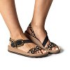 Fantasy Sandals Γυναικεία Πέδιλα Rallitsa S366 Leopard Velvet