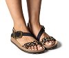 Fantasy Sandals Γυναικεία Πέδιλα Rallitsa S366 Leopard Velvet