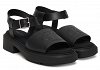 Calvin Klein Γυναικείο Δερμάτινο Πέδιλο HW0HW03131 0GJ Μαύρο