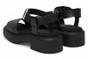 Calvin Klein Γυναικείο Δερμάτινο Πέδιλο HW0HW03131 0GJ Μαύρο