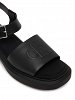 Calvin Klein Γυναικείο Δερμάτινο Πέδιλο HW0HW03131 0GJ Μαύρο