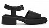 Calvin Klein Γυναικείο Δερμάτινο Πέδιλο HW0HW03131 0GJ Μαύρο