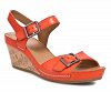 Γυναικείες Πλατφόρμες Clarks Rusty Art 20358066 Orange Leather