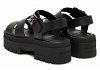 Tommy Hilfiger Σανδάλια Tjw Straps Leather Max Sandal EN0EN02944 BDS Μαύρο