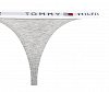 Tommy Hilfiger Σετ 3 Στρίνγκ Τάνγκα UW0UW05757 0WA Γκρι/Μαύρο/Λευκό